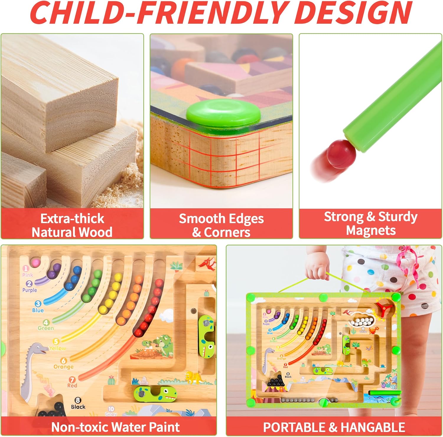 TABLERO SENSORIAL MONTESSORI WOODMAM® / Special Needs - Imagen 2